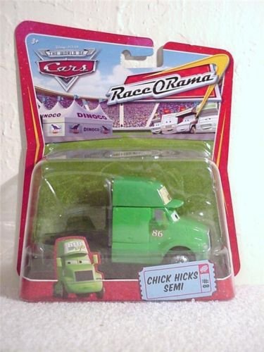0746775372248 - CHICK HICKS TRACTOR CAB DISNEY CARS MOVIE MEGA SIZE PACKAGE RACE O RAMA WORLD OF CARS EDITION TRUCK