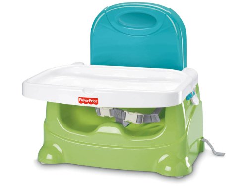 0746775379070 - FISHER-PRICE BOOSTER SEAT, GREEN/BLUE