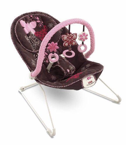 0746775381370 - FISHER-PRICE COMFY TIME BOUNCER, MOCHA BUTTERFLY