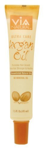 0746817579253 - VIA NATURAL ULTRA CARE ARGAN OIL CONCENTRATED NATURAL OIL 1.5OZ - PROMOTES HAIR GROWTH MAKES HAIR STRONGER & HEALTHIER - 3 PACK