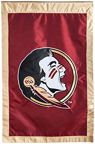 0746851623059 - FLORIDA STATE SEMINOLES OFFICIAL NCAA 28 INCH X 44 INCH APPLIQUE HOUSE FLAG BY EVERGREEN