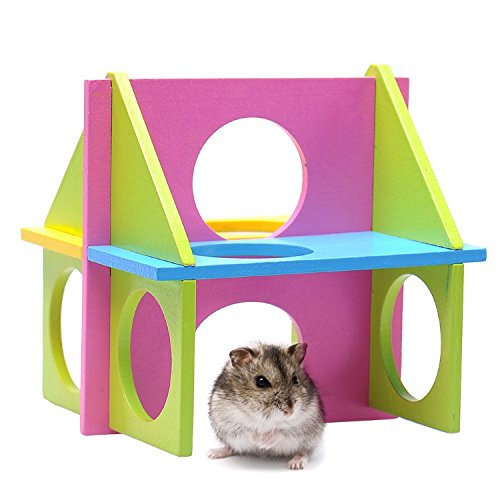 0747180595734 - BRIGHT COLOR PET TOYS RECREATION GROUND HAMSTER FUN GYM PLAYING EXERCISE TOY