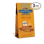 0747599309106 - GHIRARDELLI CHOCOLATE SQUARES MILK CHOCOLATE WITH CARAMEL FILLING BAGS