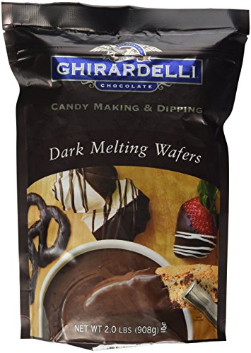0747599617072 - GHIRARDELLI CHOCOLATE MELTING WAFERS (FOR CANDY MAKING AND DIPPING), 2 POUND BAG (DARK CHOCOLATE)