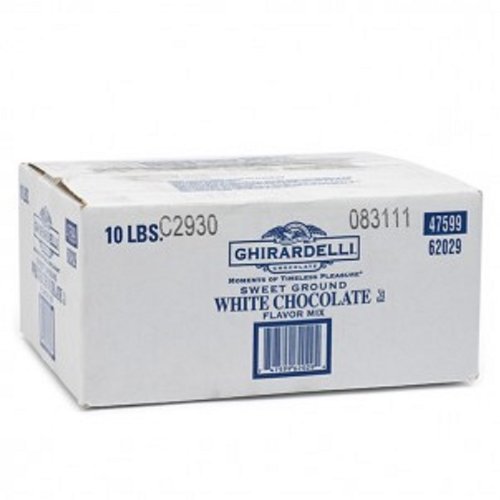 0747599620317 - GHIRARDELLI CHOCOLATE SWEET GROUND WHITE CHOCOLATE FLAVOR BEVERAGE MIX, 25-POUND PACKAGE