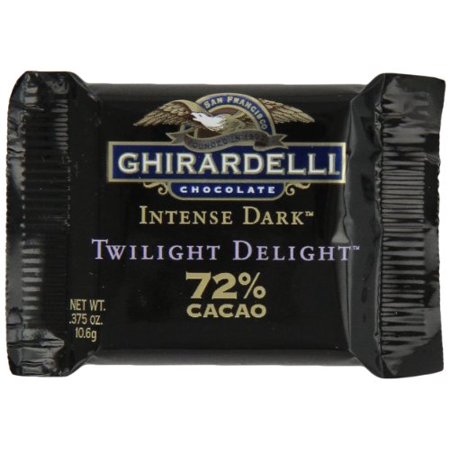 0747599700910 - GHIRARDELLI CHOCOLATE INTENSE DARK SQUARES, TWILIGHT DELIGHT 72% CACAO, 0.375-OUNCE SQUARES (PACK OF 540)