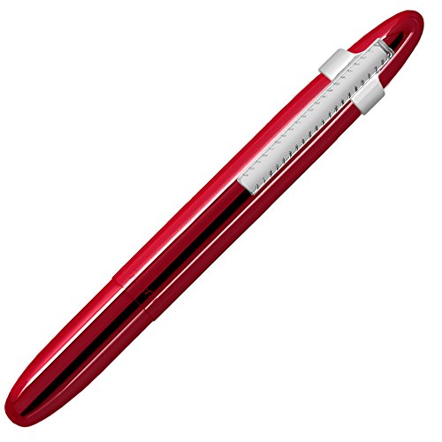 0747609842852 - FISHER SPACE PEN, BULLET SPACE PEN WITH CLIP, RED CHERRY, GIFT BOXED (400RCCL)