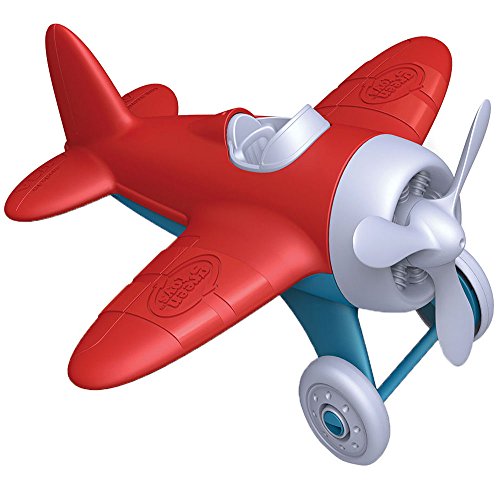 0747725263142 - GREEN TOYS AIRPLANE, RED