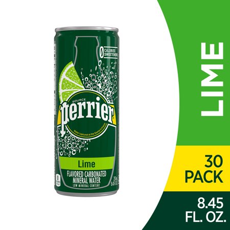 0074780333559 - PERRIER SLIM CAN, LIME, 84.5 OZ (10 PK)
