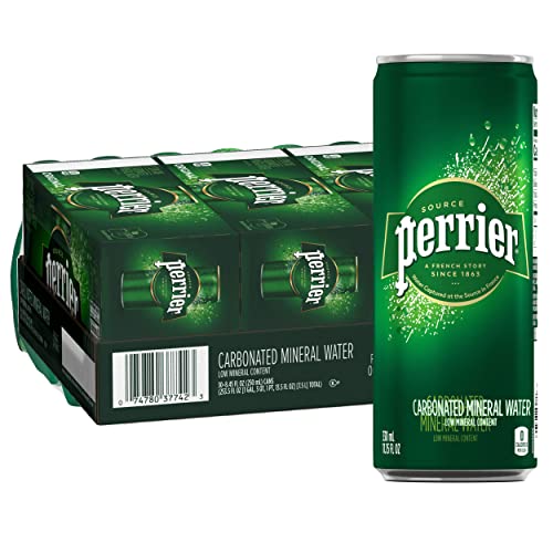 0074780377423 - NESTLE WATER PERRIER SPARKLING MINERAL WATER SLIM CAN, REGULAR, 8.45 OZ