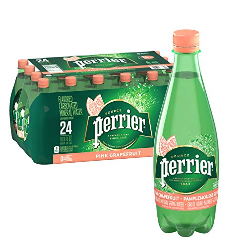 0074780777353 - PERRIER SPARKLING NATURAL MINERAL WATER, PINK GRAPEFRUIT 16.9-OUNCE PLASTIC BOTTLES (PACK OF 24)