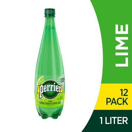 0074780916561 - PERRIER LIME FLAVORED CARBONATED MINERAL WATER, 33.8 FL OZ. PLASTIC BOTTLE (12 COUNT)