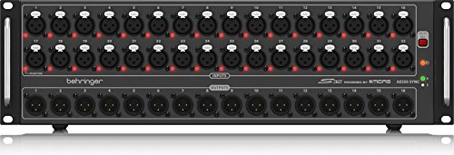 0748252156648 - I/O BOX WITH 32 REMOTE-CONTROLLABLE MIDAS PREAMPS, 16 OUTPUTS AND AES50 NETWORKI