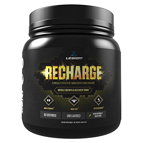 0748252613202 - LEGION RECHARGE - BEST POST WORKOUT SUPPLEMENT FOR MEN AND WOMEN, BEST NATURAL CREATINE MONOHYDRATE POWDER FOR MUSCLE RECOVERY, EFFECTIVE POST WORKOUT RECOVERY DRINK - UNFLAVORED, 1LB