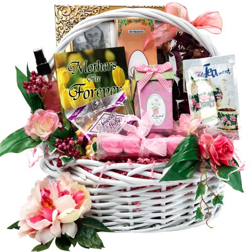 0748252712905 - ART OF APPRECIATION GIFT BASKETS MOTHERS ARE FOREVER TEA AND TREATS FOOD GIFT BASKET, SMALL