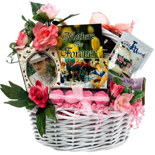 0748252713308 - ART OF APPRECIATION GIFT BASKETS MOTHERS ARE FOREVER TEA AND TREATS FOOD GIFT BASKET, SMALL