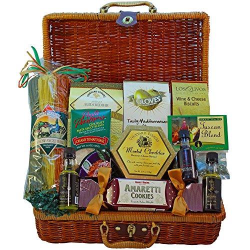 0748252713605 - ART OF APPRECIATION GIFT BASKETS THAT'S AMORE ROMANTIC ITALIAN DINNER FOR TWO PICNIC HAMPER