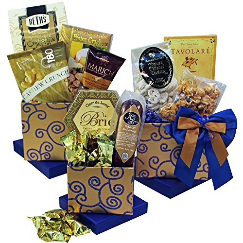 0748252746917 - ART OF APPRECIATION GIFT BASKETS CROWD PLEASER MEAT, CHEESE AND SNACKS GIFT TOWER