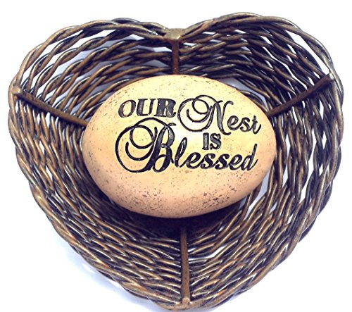 0748347958195 - GIFTCRAFT LOVE NEST MESSAGE ~ OUR NEST