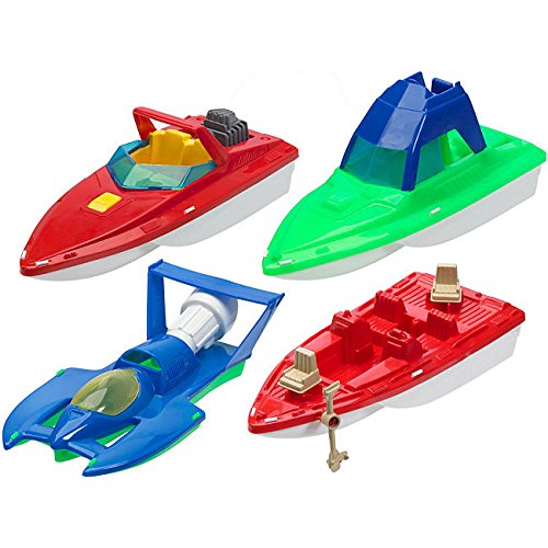 0748377146760 - AMERICAN PLASTIC TOYS BOAT ASSORTMENT TOYS SET, (CASE OF 10)
