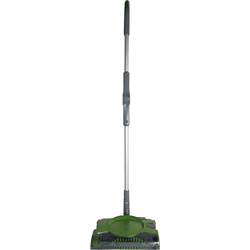 0748439227109 - CORDLESS SWEEPER WITH BACK SAVER- EDGE CLEANING SQUEEGEE GRABS DEBRIS FROM ALONG WALLS -RECHARGEABLE BATTERY ENABLES EXTENDED CORDLESS OPERATION- LARGE CAPACITY DUST CUP-(PACK OF TWO)*