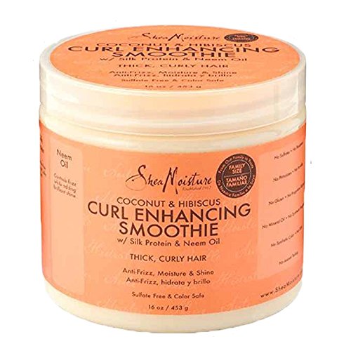 0748616683940 - SHEA MOISTURE COCONUT AND HIBISCUS CURL ENHANCING SMOOTHIE, 16 OUNCE FAMILY SIZE