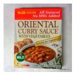 0074880061635 - S&B ALL NATURAL ORIENTAL CURRY SAUCE WITH VEGETABLES MILD
