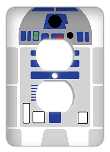 0748809636531 - OUTLET COVER INSPIRED BY STAR WARS -R2D2 WITH WHITE BACKGROUND