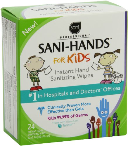 0074887574503 - KIDS INSTANT SANITIZING WIPES WITH ALOE AND VITAMIN E 24 WIPES