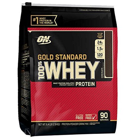 0748927052411 - OPTIMUM NUTRITION GOLD STANDARD 100% WHEY PROTEIN, CHOCOLATE. 6LBS