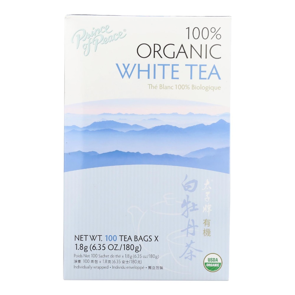 0074956933330 - PRINCE OF PEACE ORGANIC PREMIUM PEONY WHITE TEA - 100 TEA BAGS