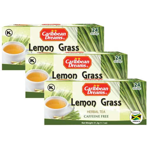 0749650356104 - CARIBBEAN DREAMS LEMON GRASS TEA, 1.34 OZ (PACK OF 3)