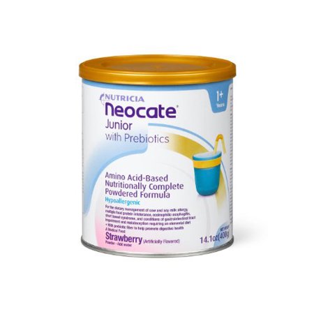 0749735164563 - NEOCATE JUNIOR WITH PREBIOTICS, STRAWBERRY, 14.1 OZ / 400 G (CASE OF 4 CANS)