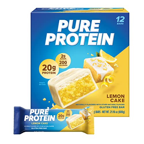 0749826002309 - PURE PROTEIN PURE PROTEIN BARS, HIGH PROTEIN, NUTRITIOUS SNACKS TO SUPPORT ENERGY, LEMON CAKE, 12 COUNT, 12 COUNT