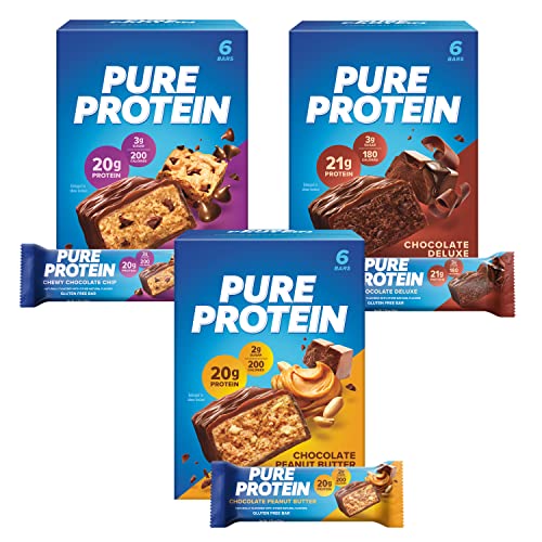 0749826111933 - BAR-WORLDWIDE HIGH PROTEIN BAR 18 CHOCOLATE PEANUT BUTTER CHEWY CHOCOLATE CHIP AND CHOCOLATE DELUXE BARS NEW VARIETY PACK