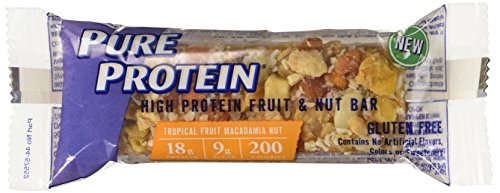 0749826575551 - PURE PROTEIN FRUIT AND NUT BAR, TROPICAL FRUIT MACADAMIA VALUE PACK, 6 COUNT
