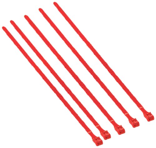 0074983534944 - PANDUIT IT9100-CUV2 IN-LINE CABLE TIE, WEATHER RESISTANT NYLON 6.6, UV RED, 124 MIN TENSILE STRENGTH, 3.94 MAX BUNDLE DIAMETER, 0.065 THICKNESS, 0.350 WIDTH, 14.1 LENGTH (PACK OF 100)