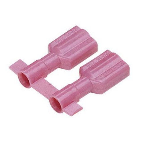 0074983734795 - PANDUIT DMPF1-288FIB-3K REEL SMART SYSTEM METRIC DISCOGRIP FEMALE DISCONNECTS, FULLY INSULATED, FUNNEL ENTRY, 0.5 - 1.0MM WIRE RANGE, RED, 2.8 X 0.8MM TAB SIZE, 3.4MM MAX INSULATION, 4.8MM WIDTH, 4.3MM HEIGHT, 18MM LENGTH (3000 PIECES PER REEL)