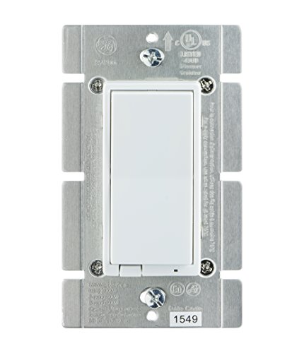 0749860046765 - GE Z-WAVE 1,000-WATT SMART DIMMER SWITCH FOR INCANDESCENT BULBS, IN-WALL, 12725