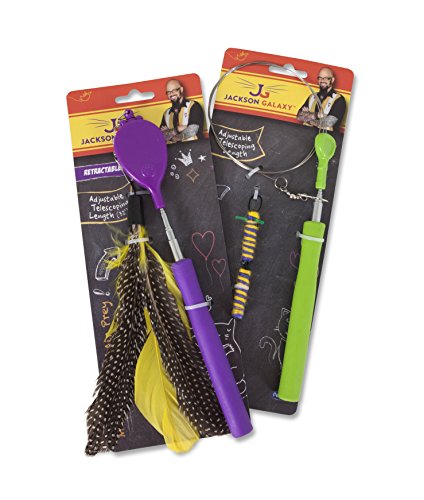0074994343511 - JACKSON GALAXY AIR WAND WITH 1 TOY