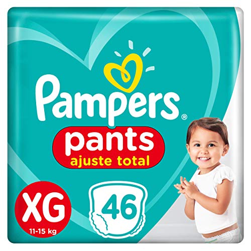 7500435146623 - FRALDA DESCARTÁVEL INFANTIL PANTS PAMPERS AJUSTE TOTAL XG PACOTE 46 UNIDADES