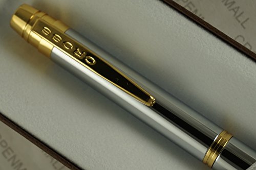7501349744271 - CROSS CLASSIC HELIOS MEDALIST WITH 23KT GOLD APPOINTMENTS AND CROSS SIGNATURE GOLD MID RING BALLPOINT PEN. A GREAT GIFT TO ANYONE