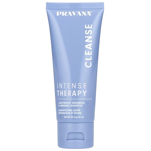 7501438387259 - PRAVANA INTENSE THERAPY SHAMPOO | LIGHTWEIGHT REPAIRING & MENDING | RESTORES & NOURISHES DAMAGED HAIR | PROVEN TO REDUCE BREAKAGE | STRENGTHENS, HYDRATES, SOFTENS | 2 FL OZ