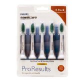 0075020004086 - PHILIPS SONICARE PRORESULTS REPLACEMENT HEADS - 5 PACK (FIT FLEXCARE 900 SERIES & HEALTHYWHITE 700 SERIES