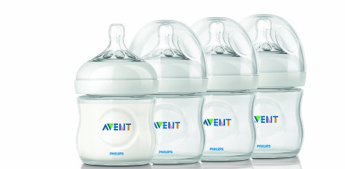 0075020024336 - PHILIPS AVENT NATURAL POLYPROPYLENE BOTTLE, CLEAR, 4 OUNCE, 4 COUNT