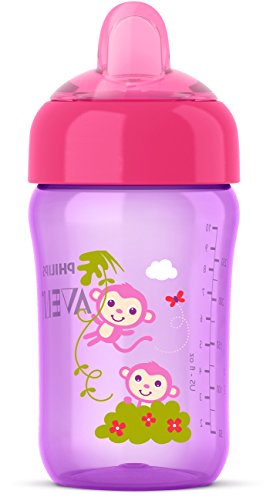 0075020052940 - PHILIPS AVENT MY SIP-N-CLICK CUP, PINK/PURPLE, 12 OUNCE