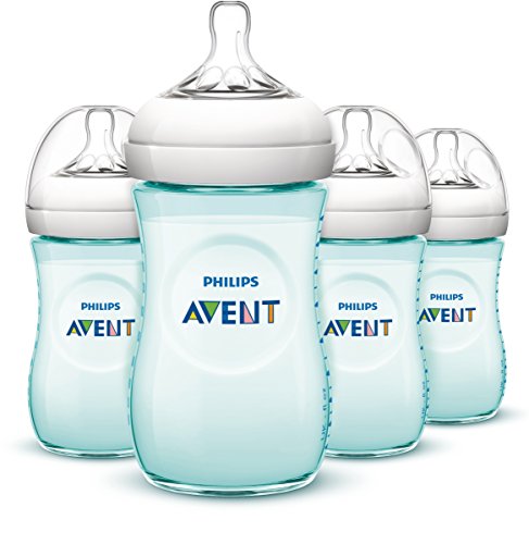 0075020053350 - PHILIPS AVENT NATURAL BOTTLE, TEAL, 9 OUNCE, 4 COUNT
