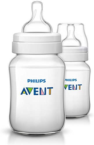 0075020062413 - PHILIPS AVENT ANTI-COLIC BABY BOTTLES CLEAR, 9OZ, 2 PIECE