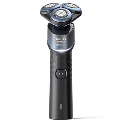 0075020104540 - PHILIPS NORELCO SHAVER X5000, RECHARGEABLE WET & DRY SHAVER WITH PRECISION TRIMMER AND STORAGE POUCH, X5006/85