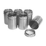 0750632993668 - ZUCCOR 6 STAINLESS STEEL CANISTER SET ()